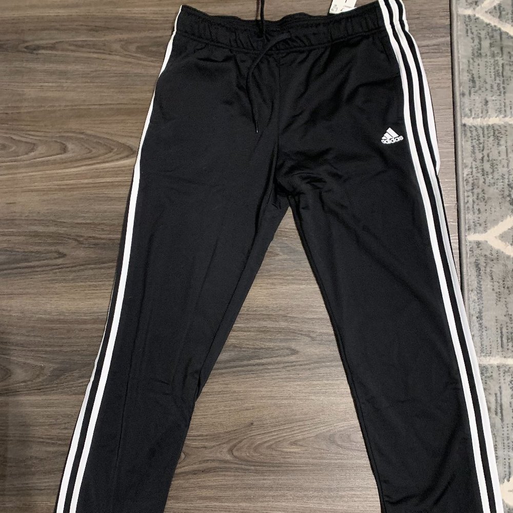 Primegreen Essentials Warm-up Slim Tapered 3-Stripes Track Pants (Large)